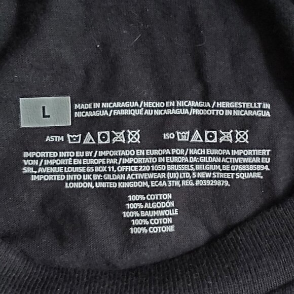 NWOT Youth Harry Potter Black Crew Neck Slytherin Cotton Short Sleeve Shirt - L - Picture 5 of 5